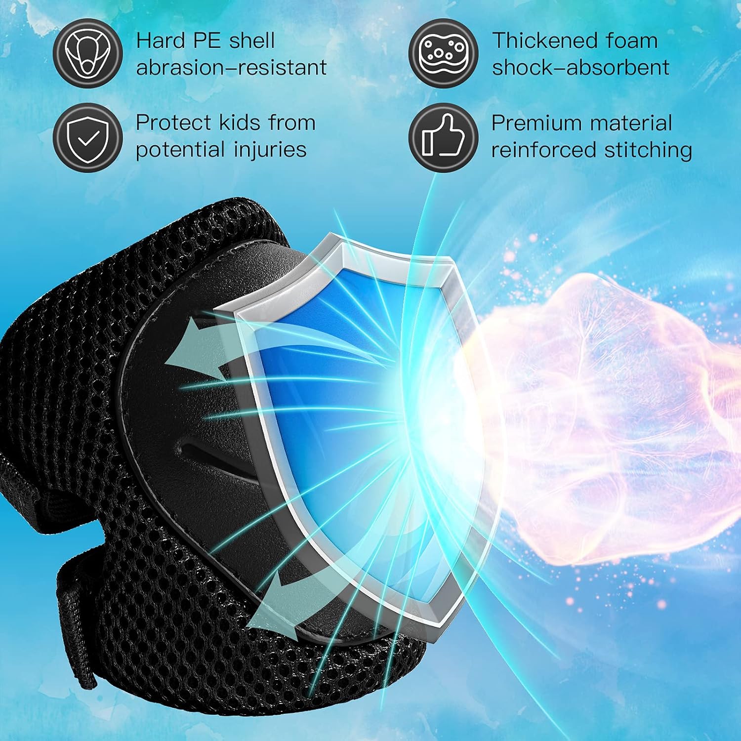 مجموعة معدات حماية للأطفال مكو - مراجعة Mountain Biking Elbow Pads وسعره