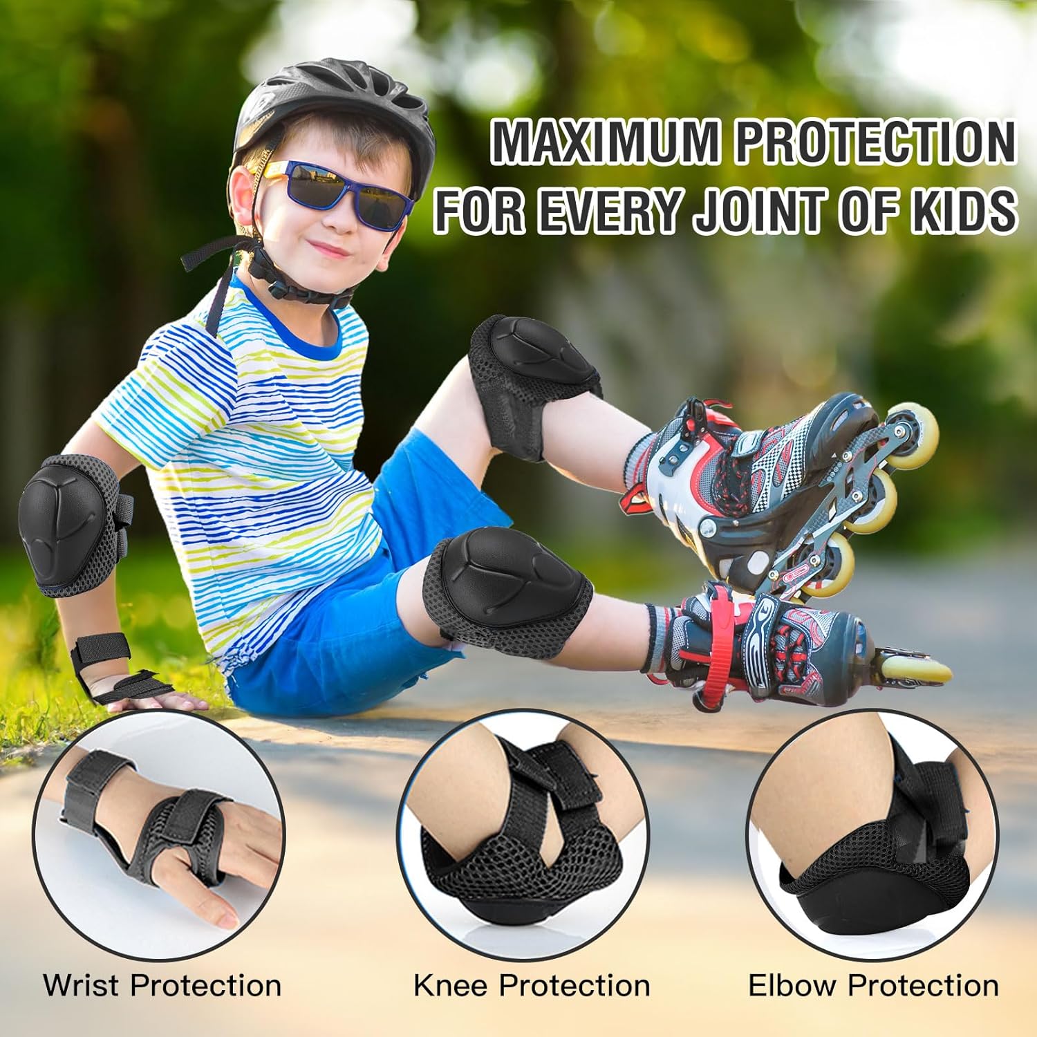 مجموعة معدات حماية للأطفال مكو - مراجعة Mountain Biking Elbow Pads وسعره
