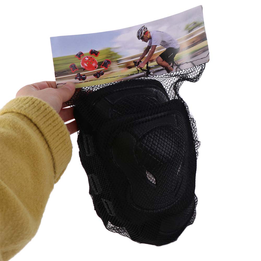 طقم حماية للتزلج مكون من 6 قطع - مراجعة Mountain Biking Elbow Pads وسعره